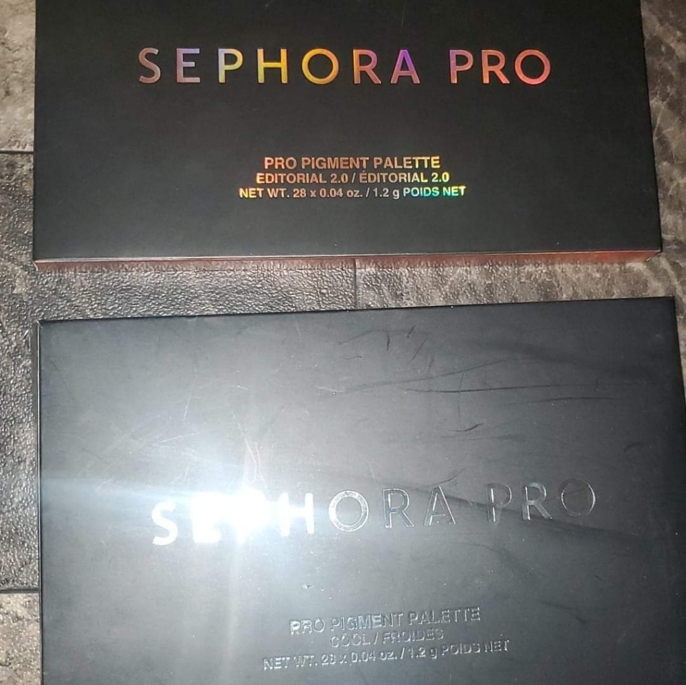 2 sephora pro palettes